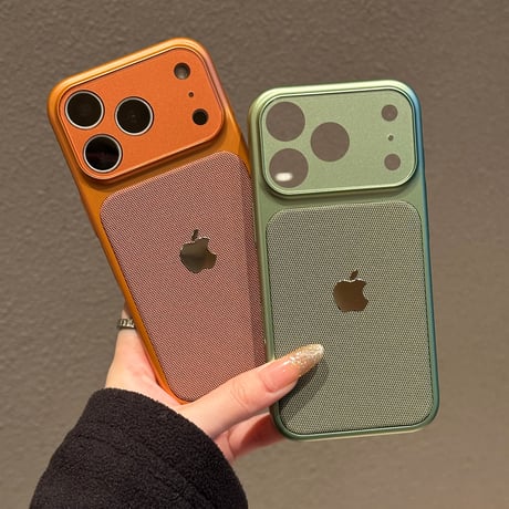 「490」magsafe対応 iphone17pro/16/15ケース カメラ保護 ファインウーブンケース