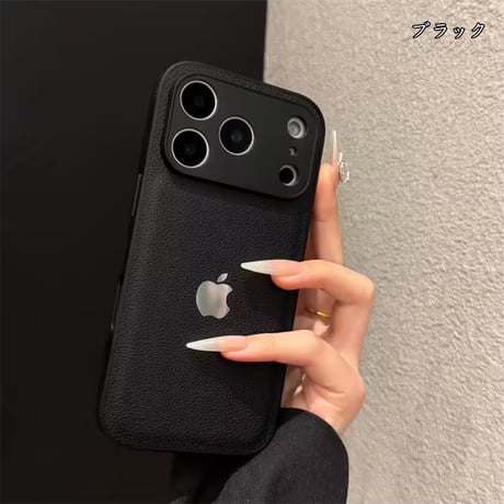 「502」大人 かわいい iphone ケース ライチ紋レザー iphone13~17シリーズ おそろい スマホケース