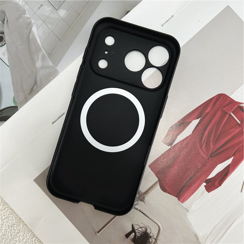 447」iphone17/17pro レザーケース 放熱 スマホケース シンプル