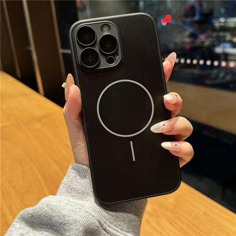 「369」magsafe対応 iphone16pro/16plus ケース スマホカバー ガラス 指紋つかない