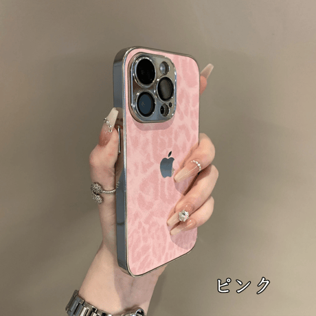 「305」iphone ヒョウ 柄 ケース カメラファイルつき iphone17pro/16 ケース おしゃれ レオパード