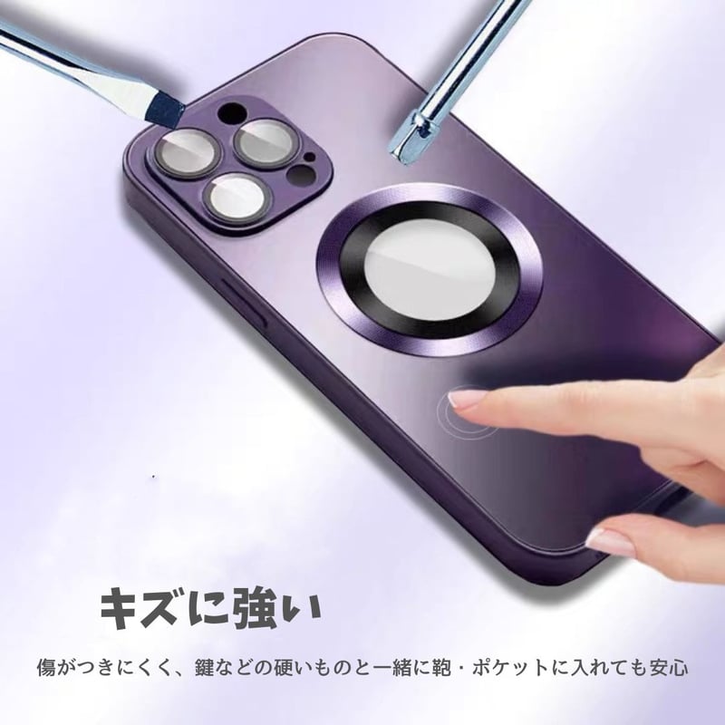 282」iphone16/15 ケース magsafe iphone ガラスケース 衝撃に強