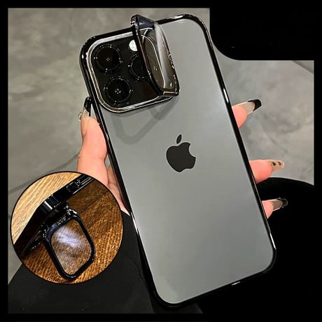 「148」iphone ケース クリア おしゃれ iphone スタンド ケース スタンド カメラ保護