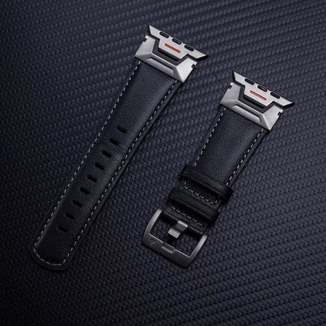 「157」アップル ウォッチ バンド 高級 メンズ apple watch7/8/Ultra バンド レザービジネス