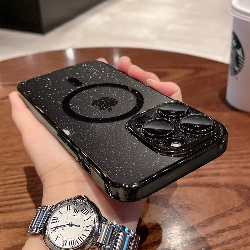 138」magsafe対応 iphone17/16 クリアケース キラキラ iphone ケ