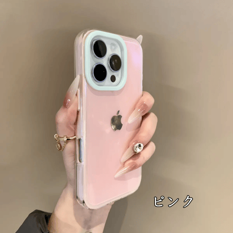 「344」iphone16/16promax ケース 可愛い 韓国 iphone ケース バイ カラー
