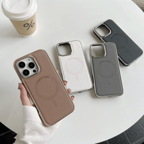 「376」iPhone Airケース MagSafe対応 iPhone17pro 17air ケース レザー 極薄 衝撃吸収