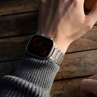 「524」アップルウォッチバンド チタン メンズ apple watchバンド ビジネス 高級