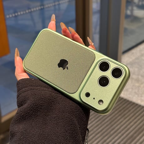 「490」magsafe対応 iphone17pro/16/15ケース カメラ保護 ファインウーブンケース