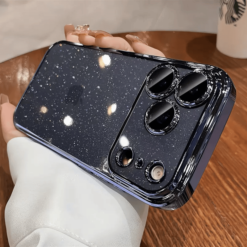 065」メタリック iphone17/16pro ケース キラキラ カメラ保護 iphone