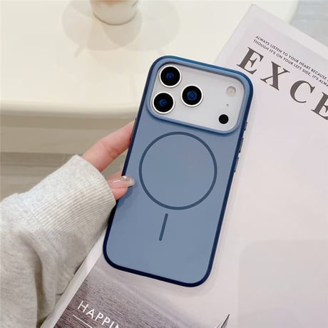 「445」iphone17/17promax ケース magsafe iphoneケース 指紋つかない