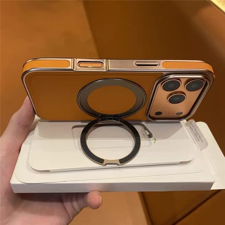 「457」iphone17pro/air ケース レザー iphoneスタンド付きケース magsafe対応