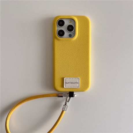「257」iphone16/16pro ケース 韓国 シンプル スマホ ストラップ 付き ケース おしゃれ