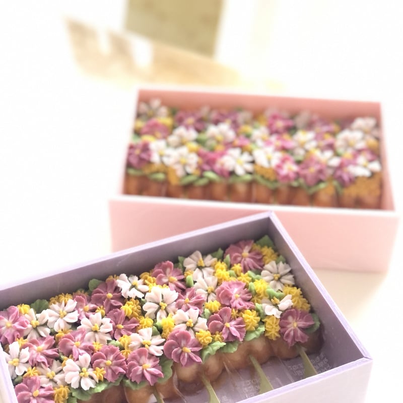 4月お届け 桜&すみれ&ミモザ6本【日時指定不可】 | Atelier ゆめ