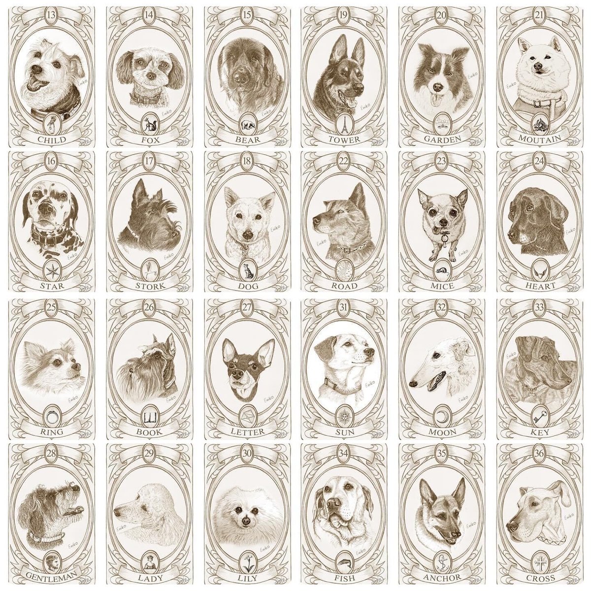 ザ・ドッグルノルマンカード | Himiko Rose