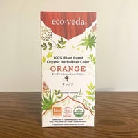 【eco veda】 ヘナ　オーガニックハーバルヘアカラー（オレンジ）