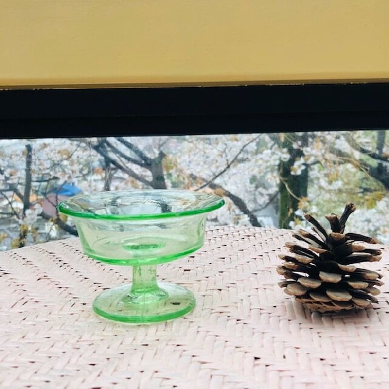 古い　ガラスの　かき氷の器 かき氷器2個 ガラス製 昭和レトロ - メルカリ