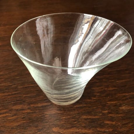 小物（ガラス）アシンメトリーのグラス