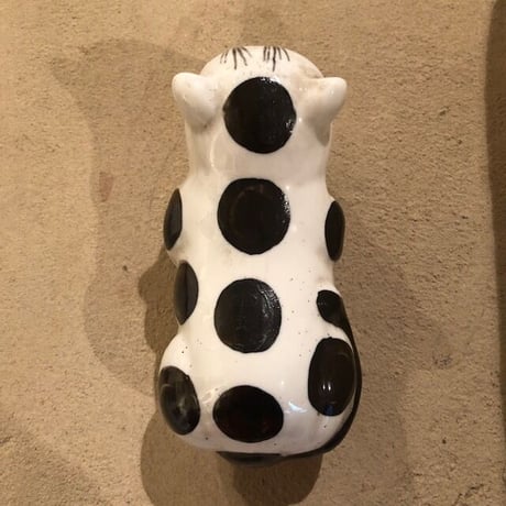 置物｜陶器のぶち猫