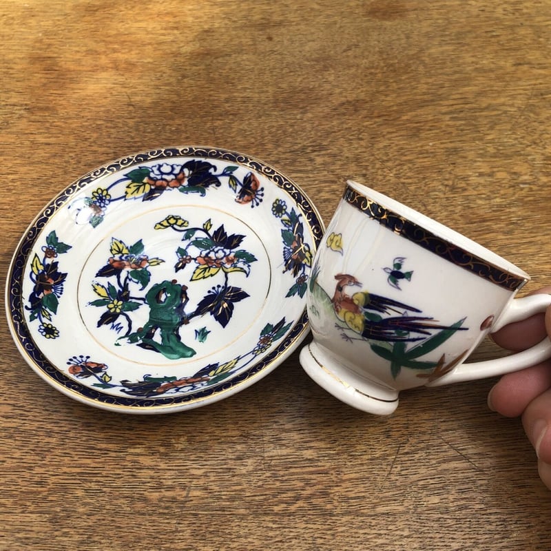 ☆カップ＆ソーサー 5客セット NIKKO IRONSTONE コーヒーカップ ティーカップ ニッコー 陶器 DOUBLE PHOENIX 食器 ダブルフェニックス 札幌 北20条店 NIKKO (ニッコ) カップ&ソーサー ダブルフェニックス 5Pセット