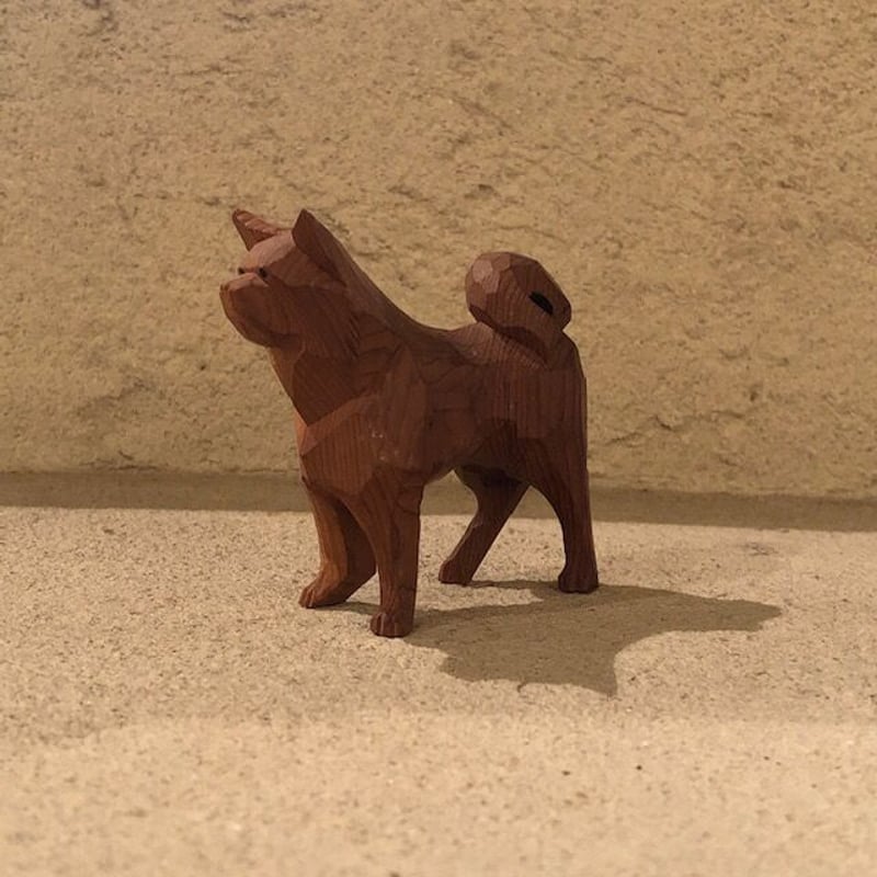 時代提げ物 唐木黄楊木彫刻 犬・猿・豚など 根付 置物 21点 M 5531