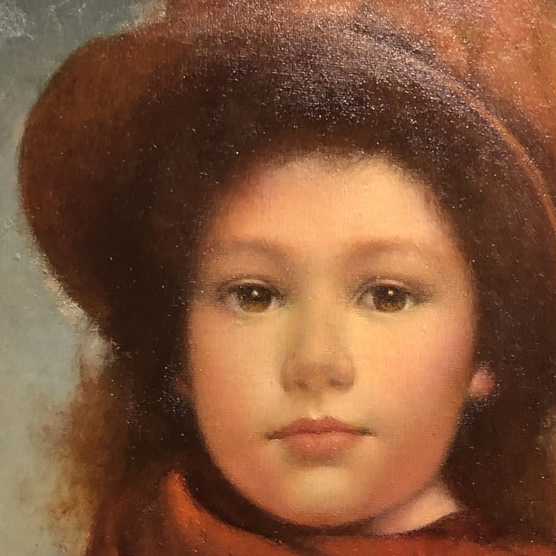 絵画 油彩画 少女 進徹 「黄色いブラウス」 TS-disl_hole.png