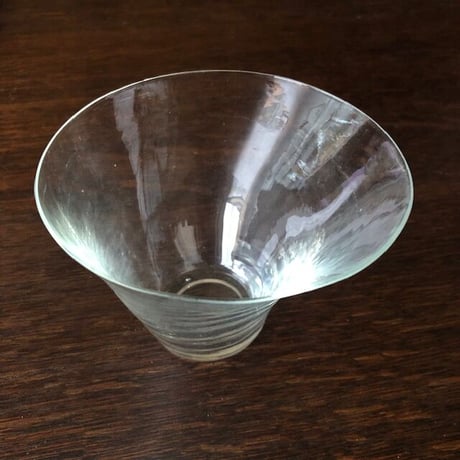 小物（ガラス）アシンメトリーのグラス
