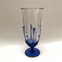 小物（ガラス） 青いしぶきのグラス（ビール）