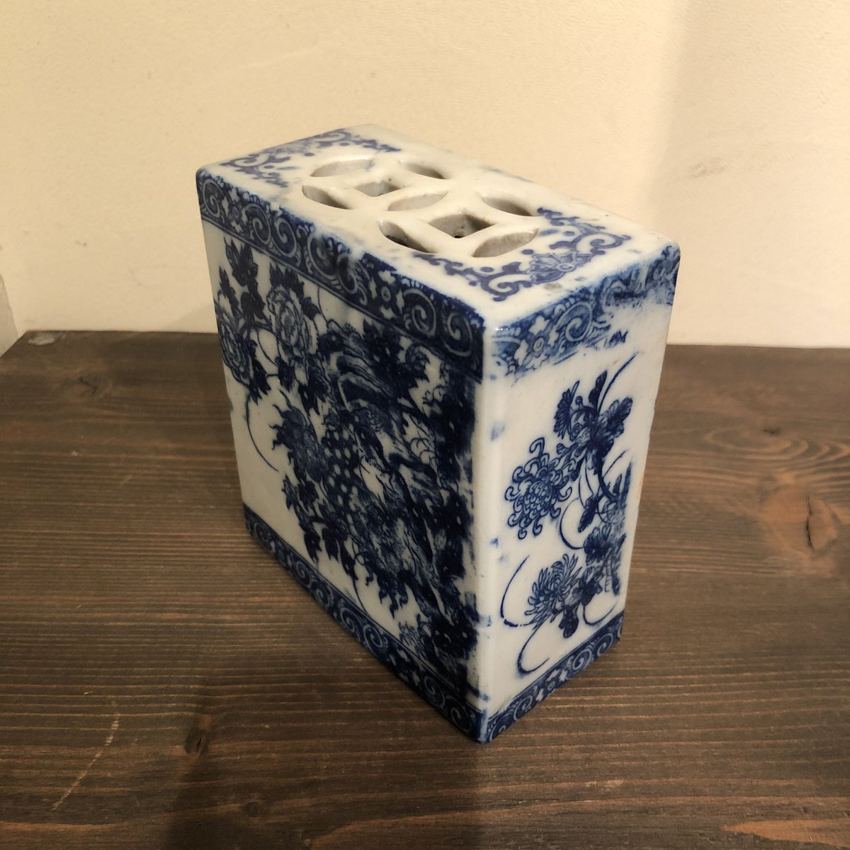 陶器　枕 まくら　タイル/中国 古道具 レトロ 珍品 アンティーク 陶器 枕 まくら タイル/中国 古道具 レトロ 珍品 アンティークの
