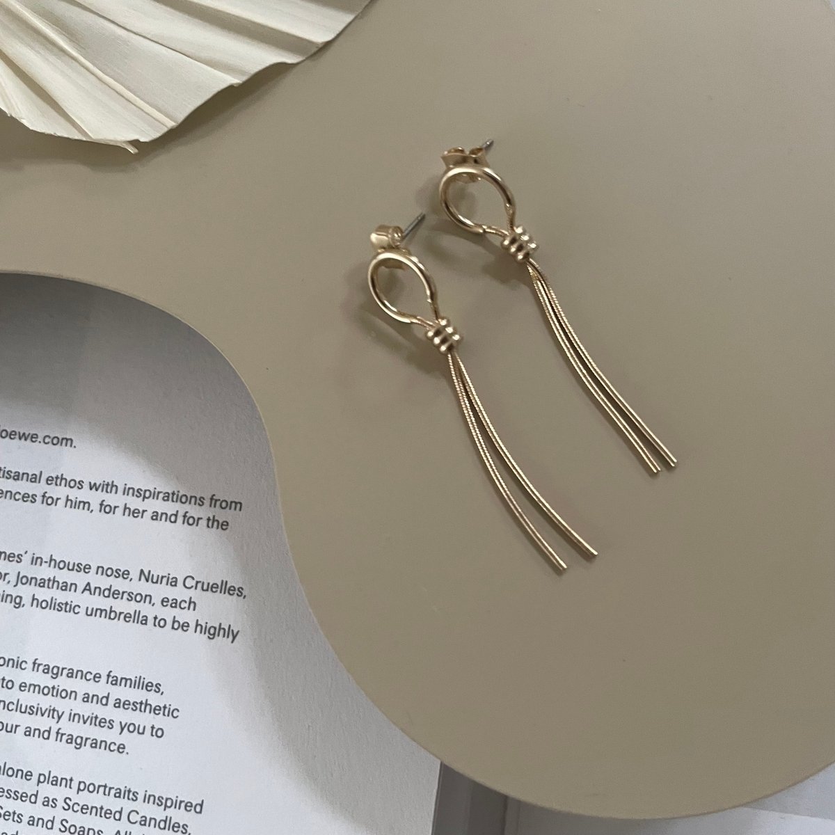 ラインドロップピアス | CHEELM / チェルム - 公式オンラインショップ -