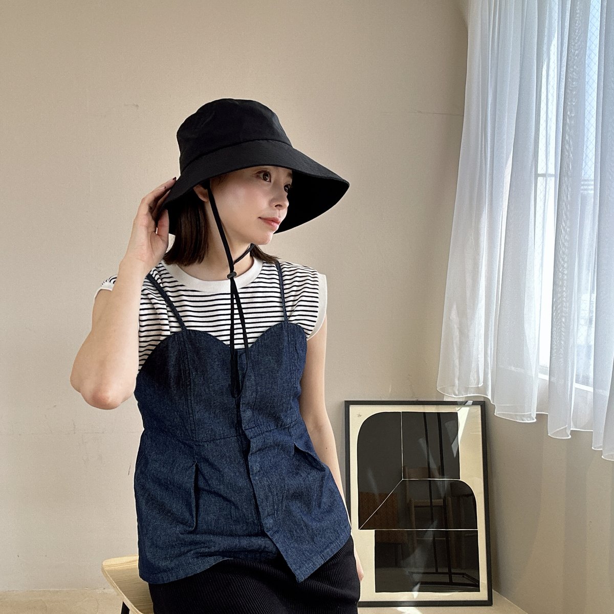 前後2wayツバ広UVハットC | CHEELM / チェルム - 公式オンラインショップ -