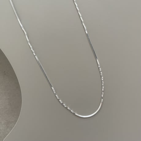 ラインシルバーネックレス ＜Silver925＞