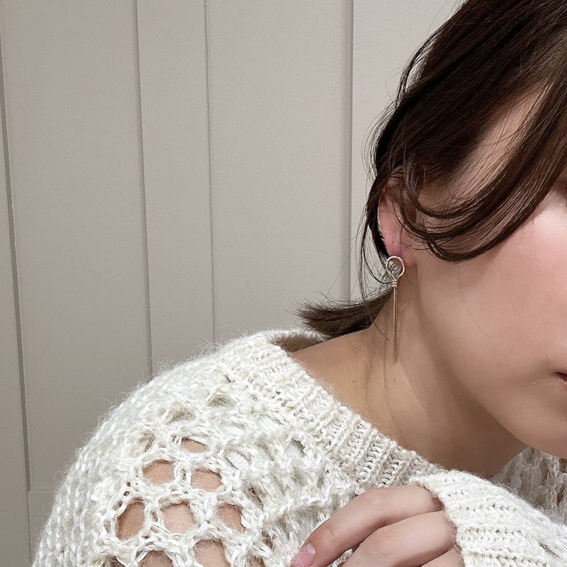 ラインドロップピアス | CHEELM / チェルム - 公式オンラインショップ -