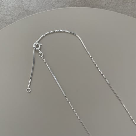 ラインシルバーネックレス ＜Silver925＞
