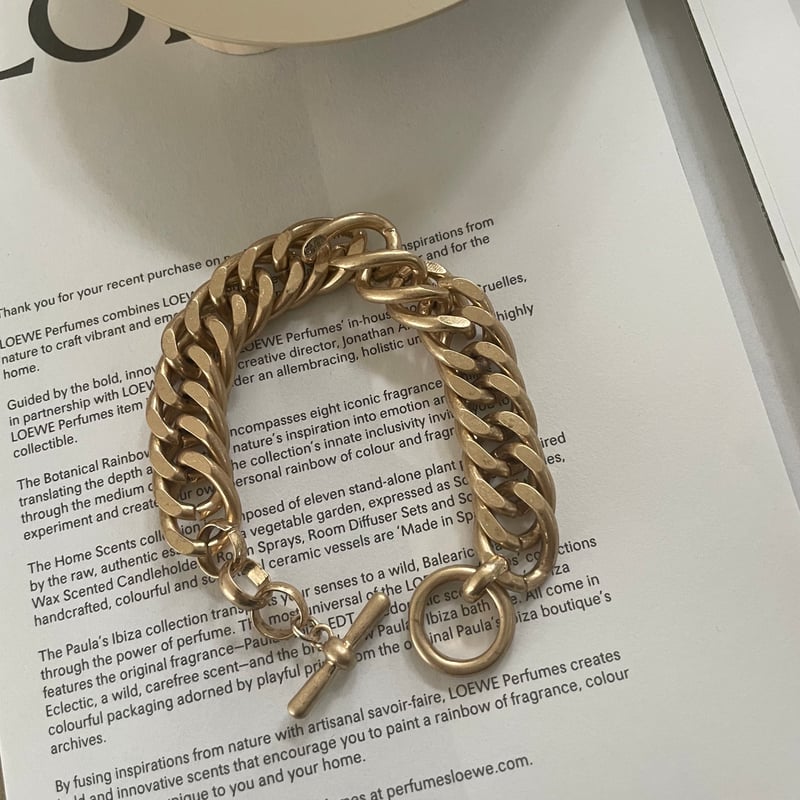 ★Hobbs London★ ベット チェーン ブレスレット ヘビーチェーンブレスレット | CHEELM / チェルム - 公式