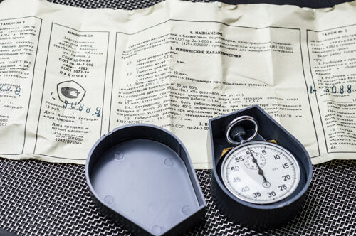 ビンテージ　Agat CCCP 旧ソ連製　16石手巻き式ストップウォッチ　稀少♪ CCCP (旧ソ連製) ビンテージ メンズ手巻き腕時計 稀少