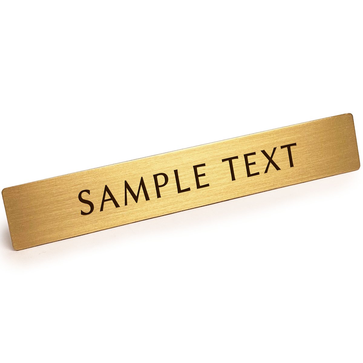 【完成画像】オーダーメイド　プレート 真鍮 ドア サインプレート （オーダーメイド専用商品ページ） | BLACK