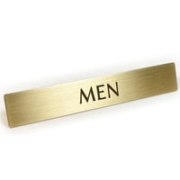 真鍮 ドア サインプレート 「 MEN 」