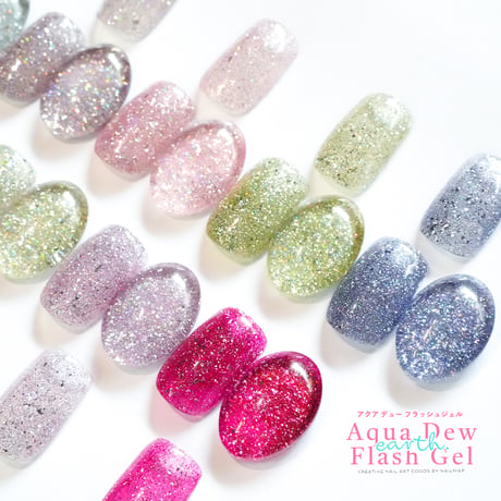 earth アクアデューフラッシュジェル 10ml 全9色