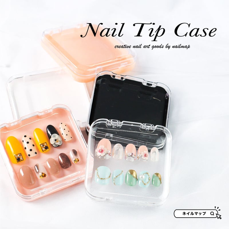 POSH ART ART TIP CASE ネイルチップケース POSHARTハート型 ネイルチップケース 3個セット - メルカリ