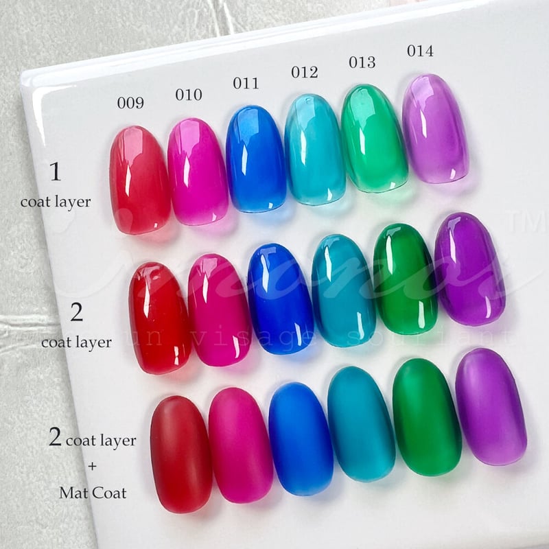 クリアカラージェル/ ビビット 全6色 | ネイルチップ専門店 ネイルマップ