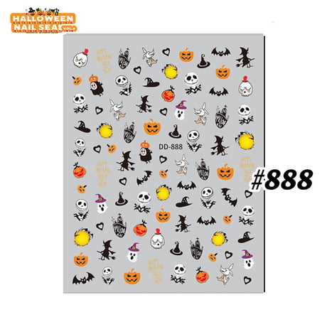 ハロウィン ネイルシール vol.6 全5種 DD885～DD889