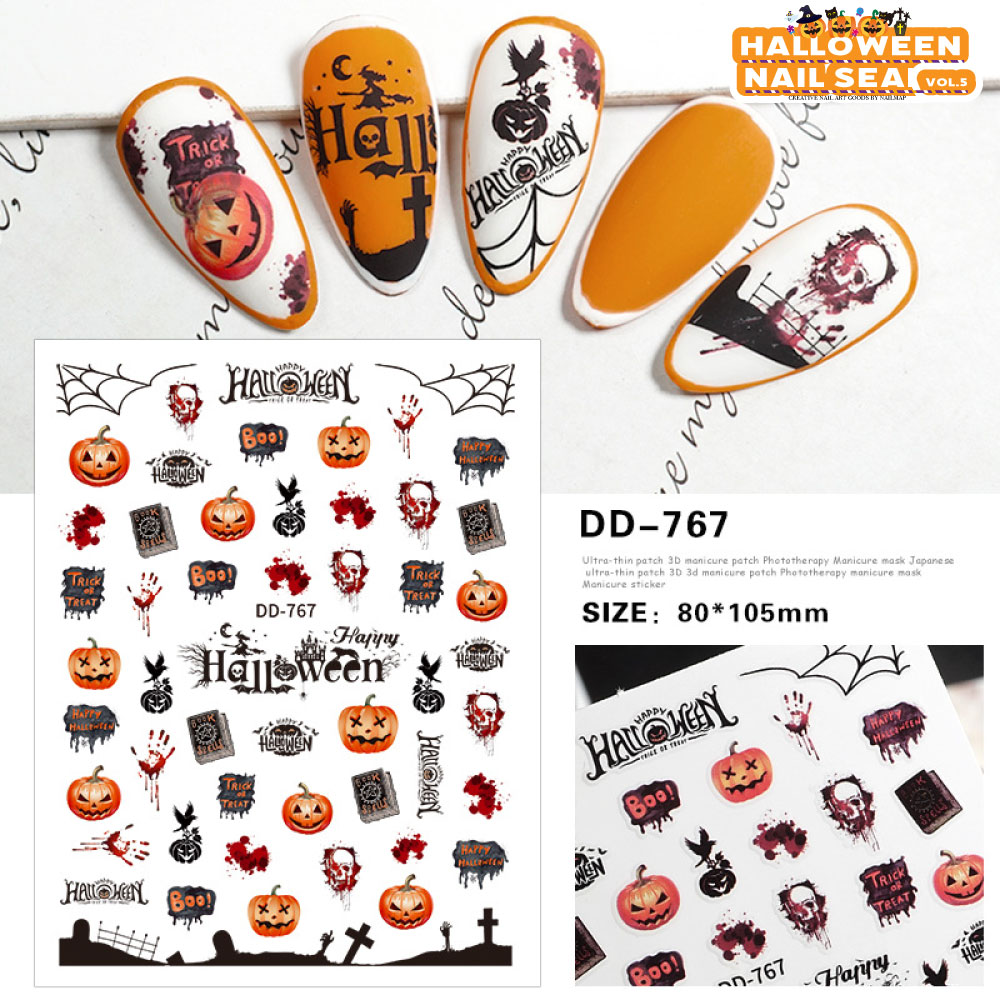 ハロウィン ネイルシール vol.5 全7種 DD-761～DD-767 | ネイルチップ