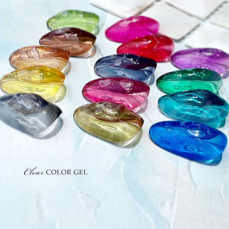 クリアカラージェル/ ビビット 全6色 | ネイルチップ専門店 ネイルマップ