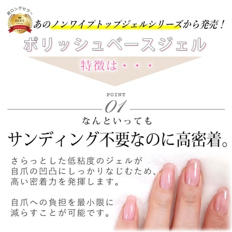 ポリッシュ型ベースジェル