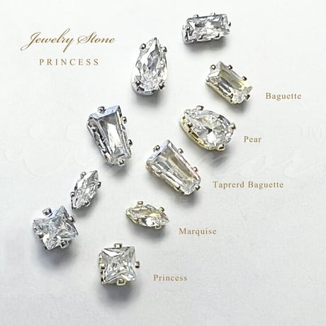 台座付きジュエリーストーン PRINCESS 全5種