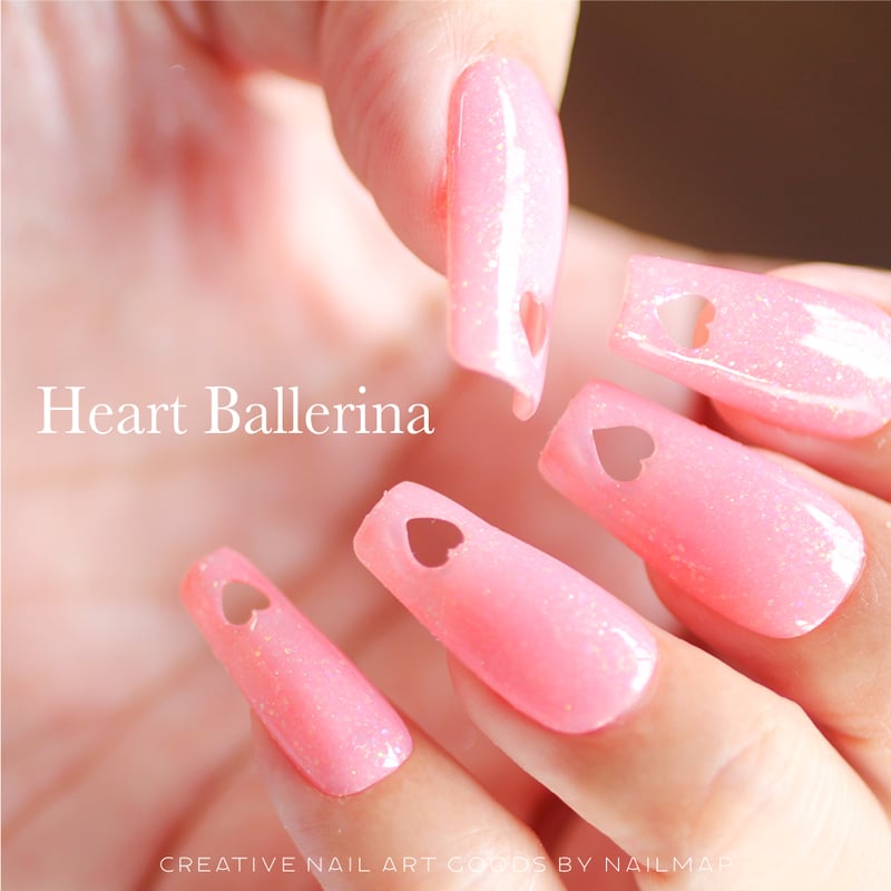 ネイルチップ バレリーナ Heartバレリーナ120枚 | ネイルチップ専門店 ネイルマップ