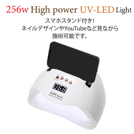 ローヒートモード搭載 UV-LEDライト 256W