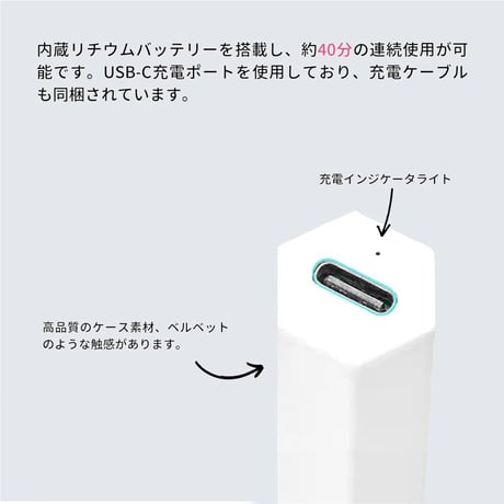 充電式 LEDハンディネイルライト