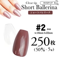 ショートバレリーナ2番のみ/250枚セット